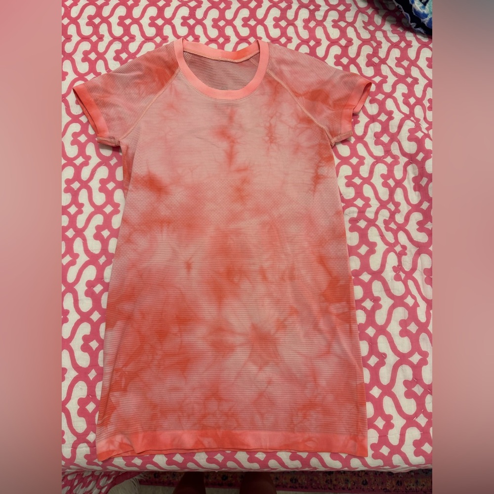 lululemon athletica Kids Coral Tie-Dye Tee